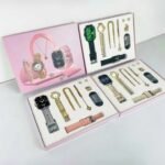 A59 Plus Smart Watch Women Watch Smartwatch Set  Fitness Watch with  Sports Modes Women Chain Ring Necklace Earrings🤩   Couples Gift Box 🎁   💫🌟 Random Colours Strips In Box