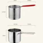 Double Layer Stainless Steel Deep Frying Pot with Box Packing