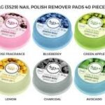Aqua Color Line Nail polish Remover Pad 40 Pieces  each