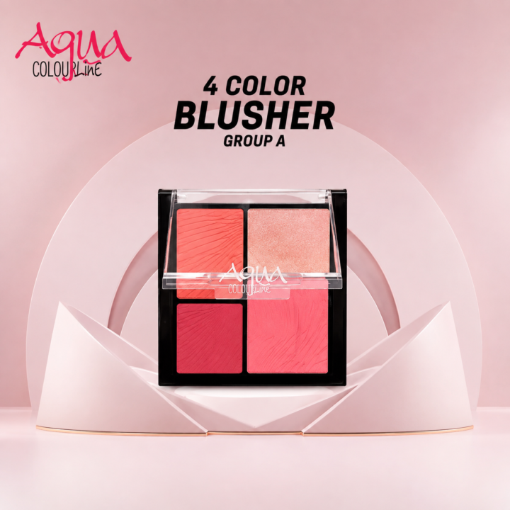 Aqua Color Line 4 Color Blusher Kit