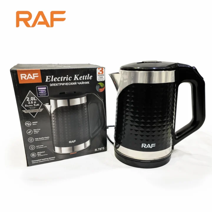 Automatic Electric Kettle 2L R.7875 – Cool To Touch & Stainless Steel – 2000W