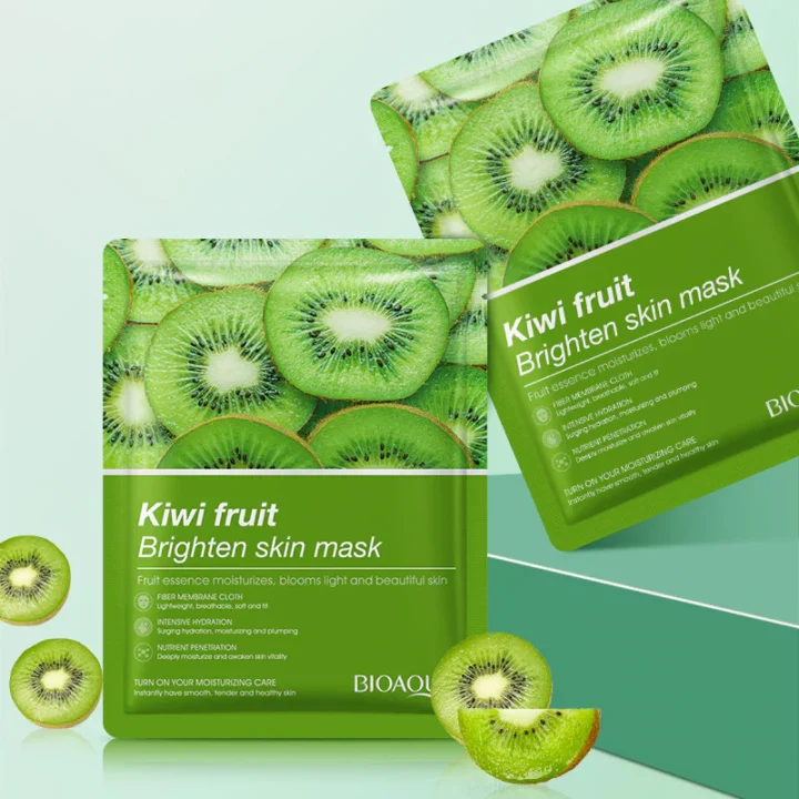 BIOAQUA Kiwi Fruit Brighten Skin Face Sheet Mask q