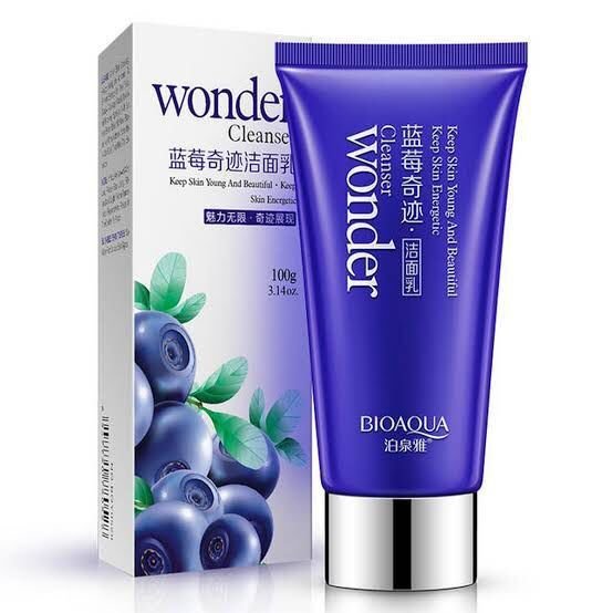 BIOAQUA Wonder Blueberry Moisturizing Oil Control Deep Cleanser 100g  q