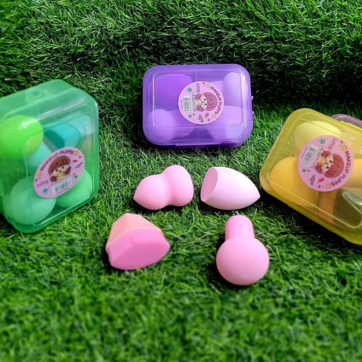 Brush + blender puff tiffin Rs350