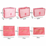 6pcs Travel Pouch Set