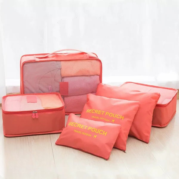 6pcs Travel Pouch Set