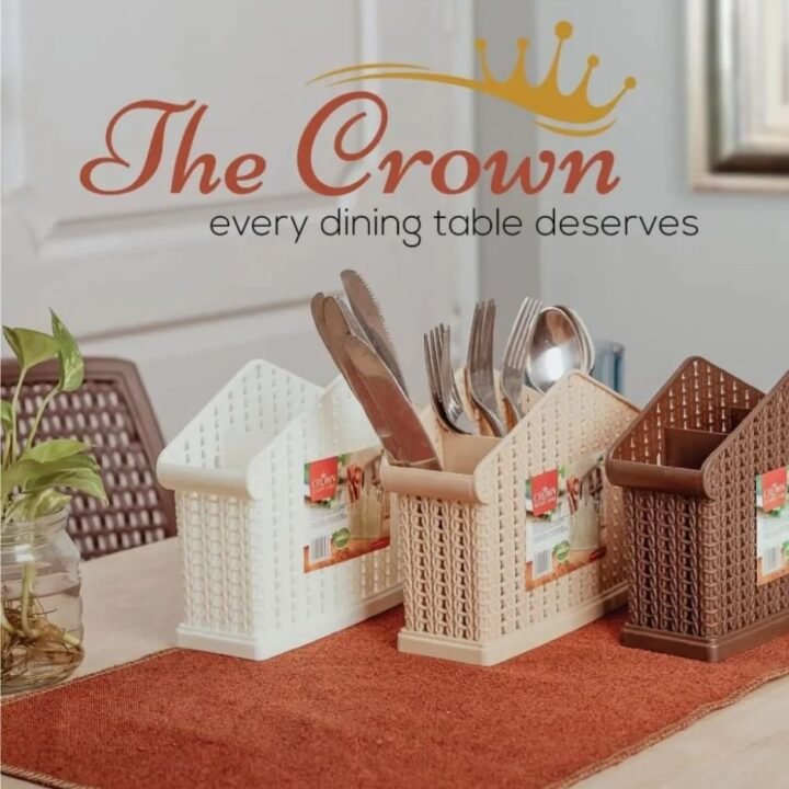 CROWN CUTTLERY SPOON HOLDER
