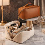 Leather Travel Cosmetic Organizer