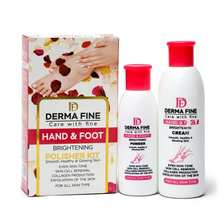 Derma Fine Hand & Foot Brightening Polisher Kit q