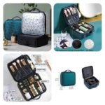 Diamond Cut Makeup Cosmetic Bag Random Colours) Premium Quality 🇨🇳
