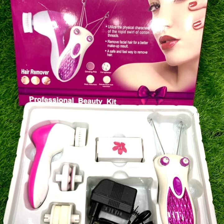 Emaar 2in1 Rechargeable Hair Threading Machine With 5in1 Face Massager 