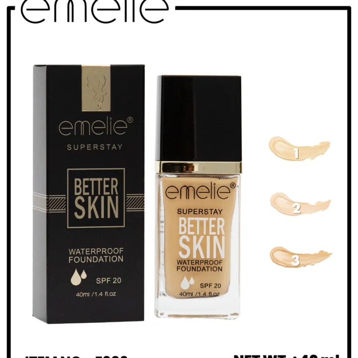 Emelie Super Stay Better Skin Foundation SPF-20 40ml