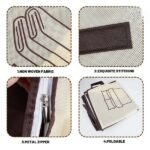 Extra-Large Multi-Use Storage Bag and Organizer for Clothes and Blankets Pack Of 2