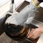 Steel Wire Dish Cleaning Gloves Pair