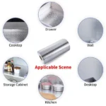 Silver Self Adhesive Oil Proof Sticker size  2 metre