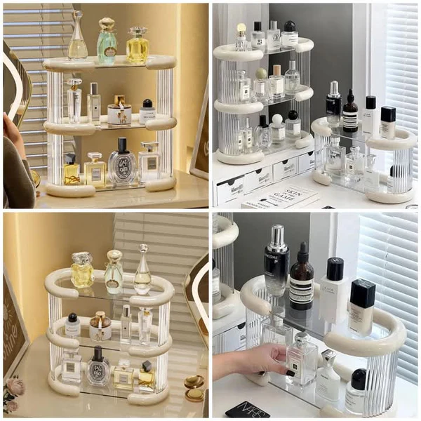 Multi-Layers Perfume And Cosmetic Stand   3 tier