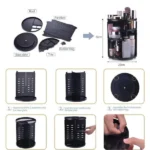 Large Capacity Rotating Cosmetic Organizer