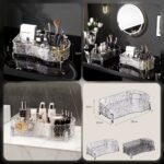 Glacier Makeup with Brush Holder   (Random Colours) Premium Quality