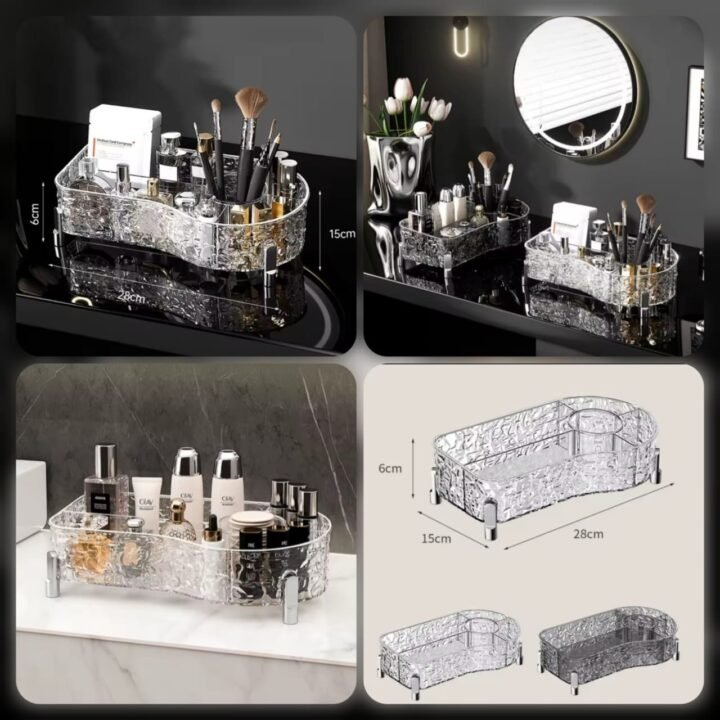 Glacier Makeup with Brush Holder   (Random Colours) Premium Quality