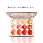 Glamorous Face 12 Color Highlighter & Blush On Palette