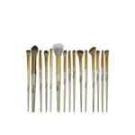 Glamorous Face 15-Piece Eye & Face Makeup Brush Set