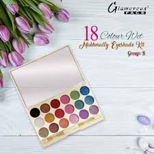Glamorous Face 18 Color Wet Makhmally Eyeshade Kit