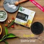 Glamorous Face Argan Oil & Bamboo Charcoal Essence Soap