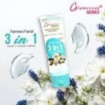 Glamorous Face Wash + Scrub +Mask Whitening 3 in 1 Face Wash 100gm