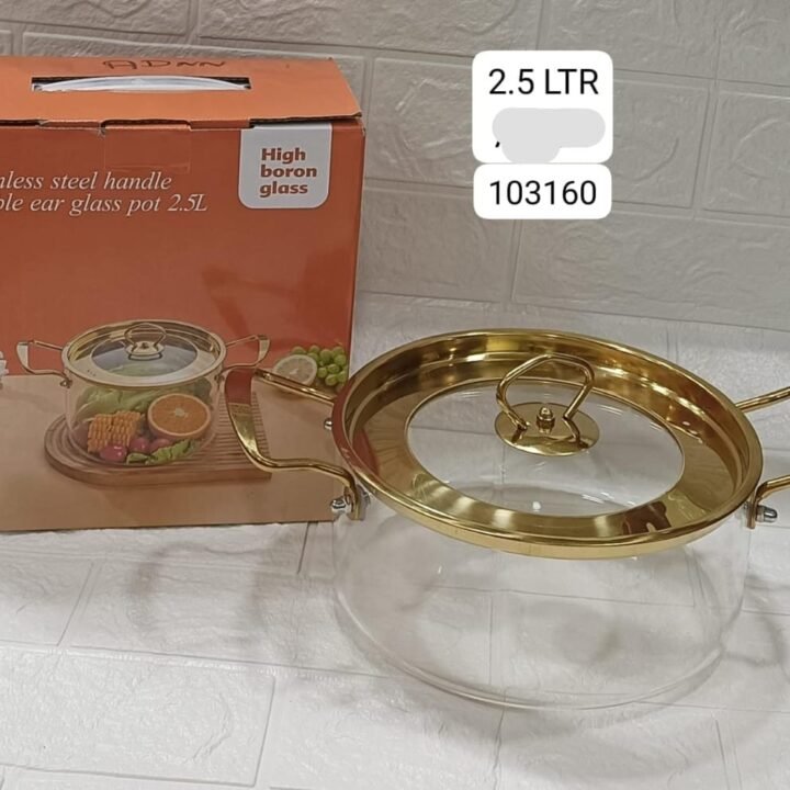 Glass pot 3.5litre@