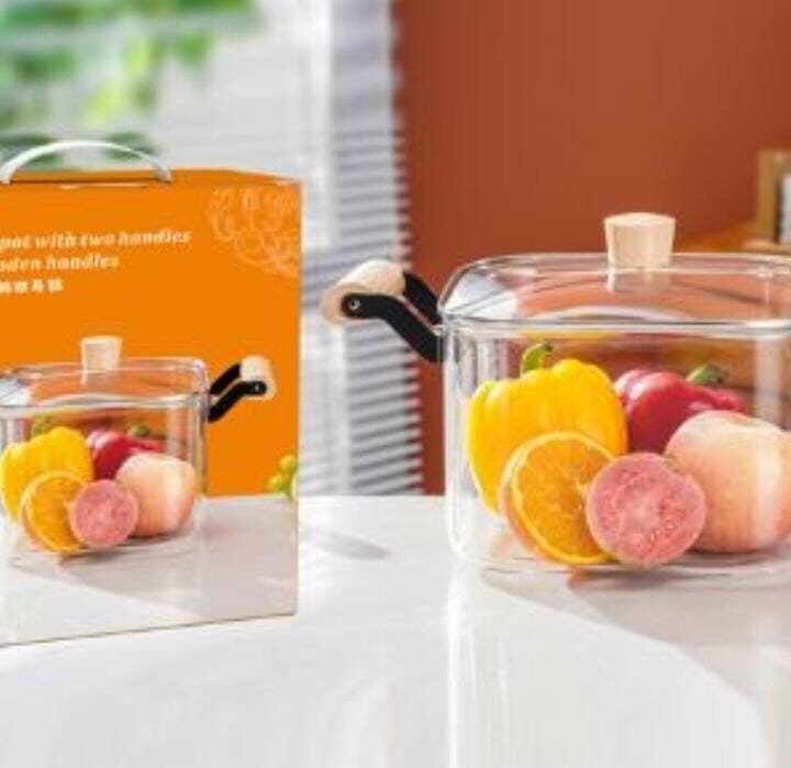 Glass pot 4litre@