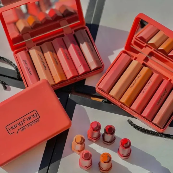 Heng Fang - 6pcs Mini Lipstick Set