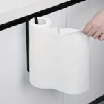 1pc Metal Cabinet Storage Hook for Towels and Tissues, No-Drill Wall Mount, Multi-Use Kitchen & Bathroom Organizer,