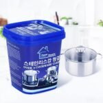 Powerful Stainless Steel Cookware Cleaning Paste Household Kitchen Cleaner Washing Pot Bottom Scale Strong Cream Detergent