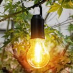 Rechargeable LED Lamp Bulb, Emergency Camping Lights with Clip Hook,