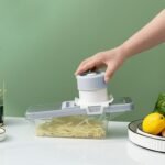 Potato Shredder Slicer Multifunctional Vegetable Cutter Mandoline Slicer Chopper Kitchen Cooking Coarse Shredded Radish