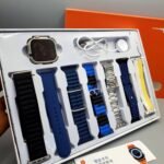 ULTRA 7 iN1 Straps  HD Screen With 7 Different Straps Bluetooth Calling Smart Watch