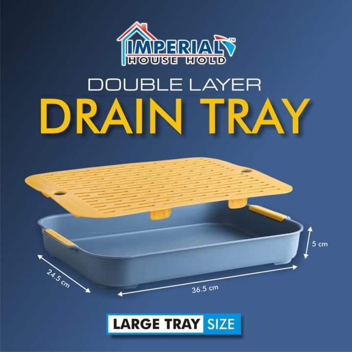 📢📢 NEW ARRIVAL 📢📢  IMPERIAL DRAIN TRAY (Double Layer) q- Large