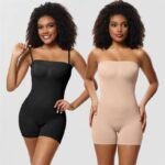 Strapless Shapewear Bodysuit for Women Tummy Control Seamless Sculpting Butt Lifter Body Shaper with Removable Straps  Random Colours 💫💫