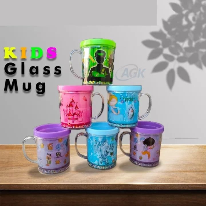 Kids glitter mug    (Random Colours) 🤩