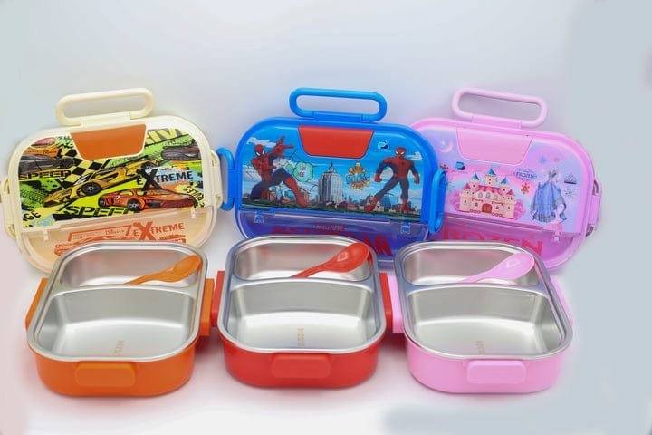 PRO Lunch Box 304 Stainless Steel // Lunch Box Steel // Best Quality Lunch Box// Lunch Box // Leak Proof   Rs. - ☑  EAch