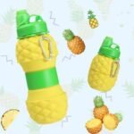 COLLAPSIBLE FOLDING WATER BOTTLE SILICONE MATERIAL