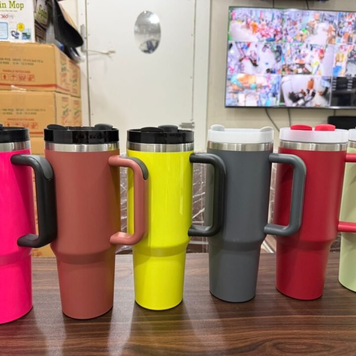 Stylish tumblers and water bottles available