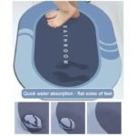 Super Water Absorbent Non-Slip OVAL Bath Mat Floor Mat for Bathroom Shower Room Tub Entrance Kitchen    (Only Random Colours)🤩   