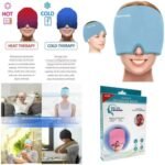 Migraine Relief Hat headache hat Gel Hot Cold Therapy lce Cap For Relieve Pain lce Hat Eye Mask Stress Pressure Pain Relief    