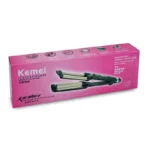 Kemei KM-2022 Hair Curling Ceramic 3 Barrel Clamp Curler