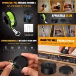 Magnetic Cable Puller Magnetic Threader Wire Guider Cable Through Aiding Tools Cable Puller For Wiring