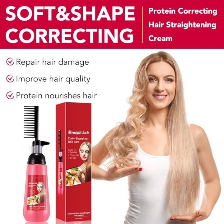 Mokeru Hair Straight Cream comb.