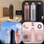Motivational Time Maker 1L Water Bottle @ (Random Colours)