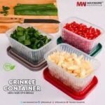 NEW ARRIVAL Crinkle Container Small (150 ml) 3pcs pack