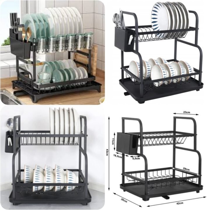 New Arrival 2Layer Dish Rack  ( Box Packaging ) Premium Quality 🇨🇳📸